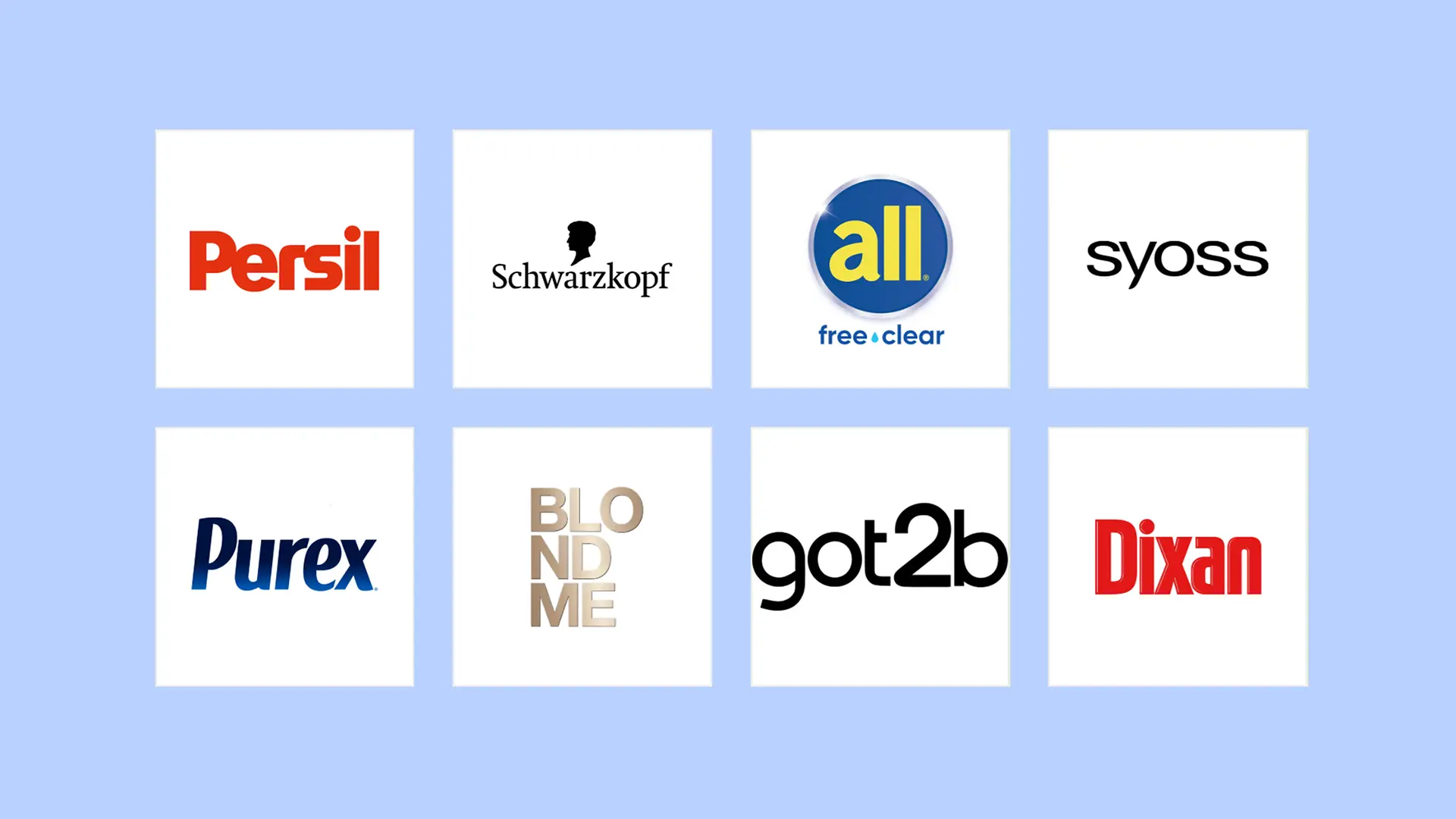 Výběr log od Henkel Consumer Brands.