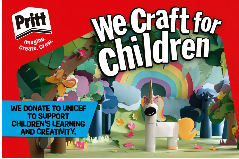 
Pritt věnuje 100 000 eur na globální program organizace UNICEF „Let us Learn“.