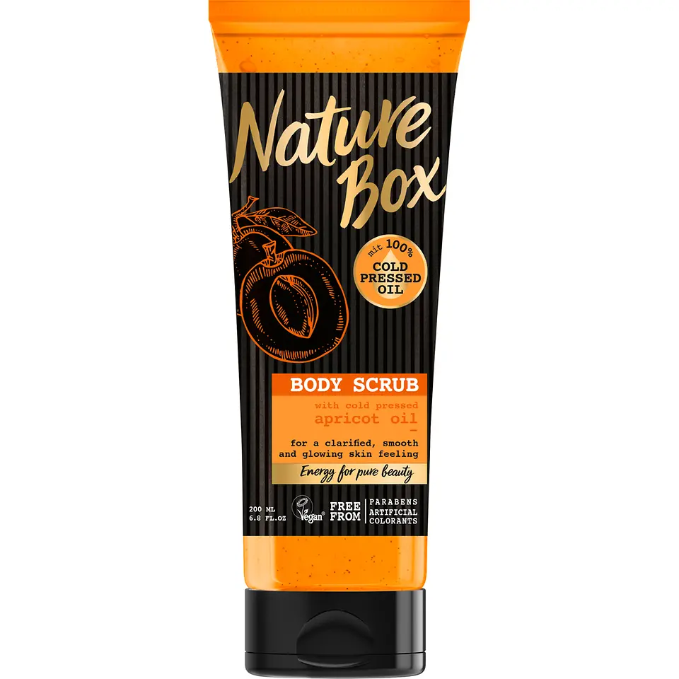 Nature Box Marhuľa Telový peeling